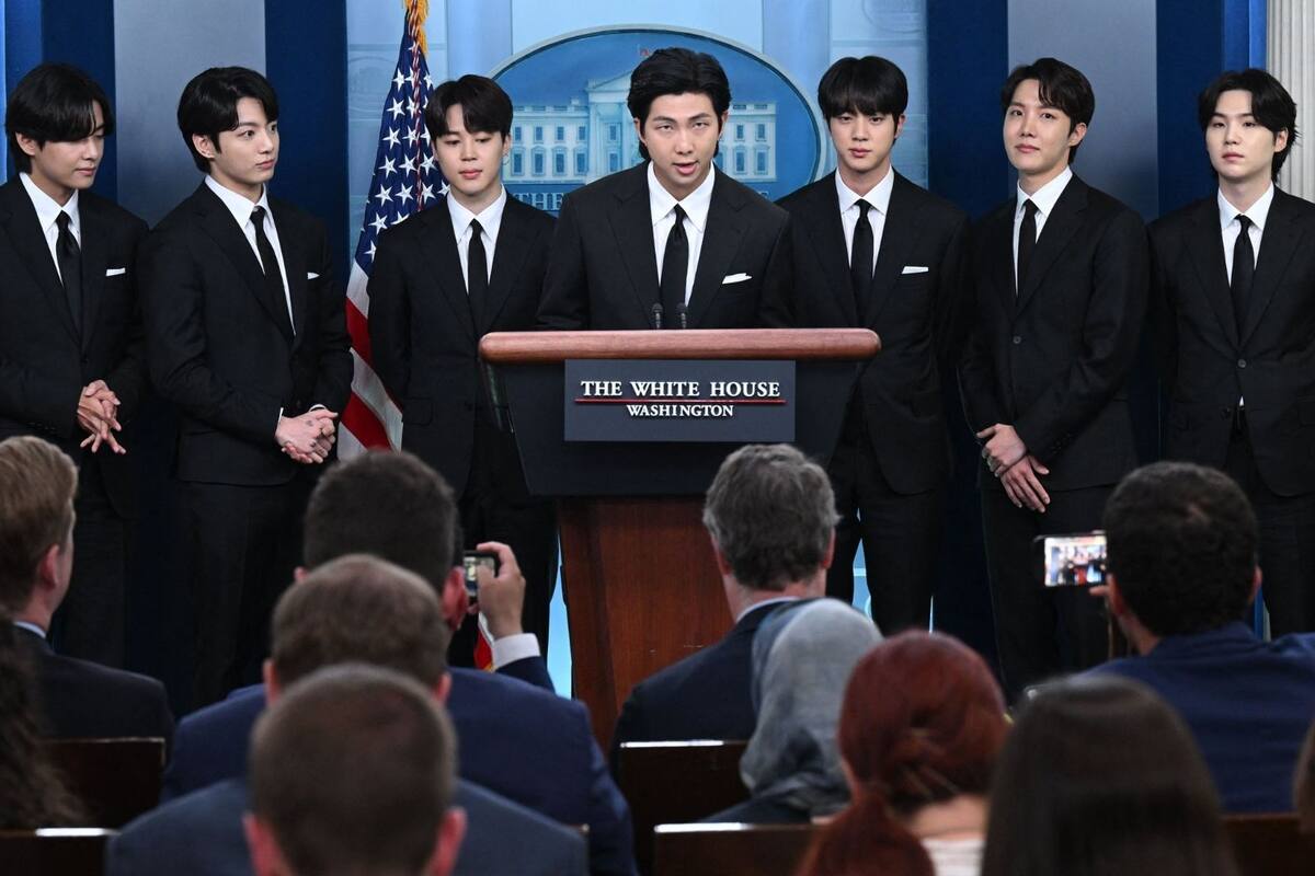 BTS en la Casa Blanca: Así fue el discurso del grupo invitado por Joe Biden