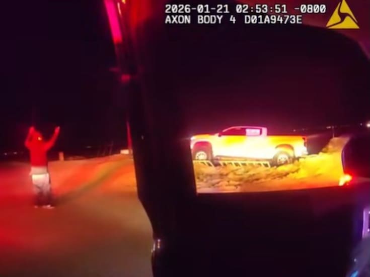 Robo de camioneta termina en persecución y choque tras rastreo por GPS en El Centro