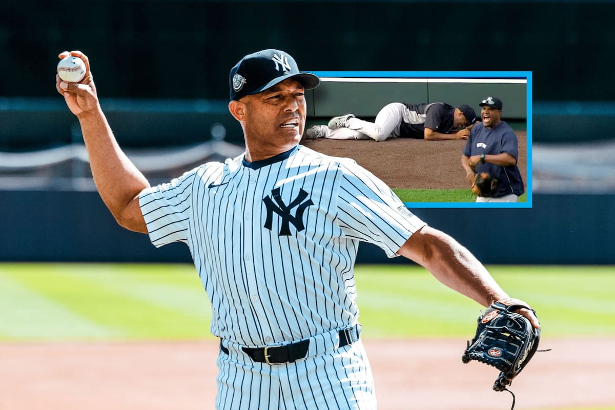 Mariano Rivera se lesiona durante juego de veteranos con los Yankees