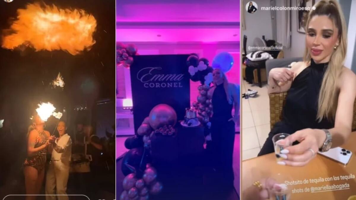 Mariel, la abogada de Emma Coronel, compartió algunas imágenes de la celebración del cumpleaños 35 de la pareja de 'El Chapo' Guzmán.