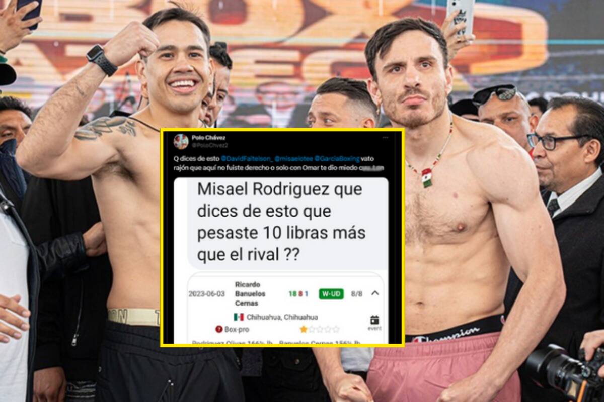 Los Chávez le sacan “sus trapitos” al ‘Chino’ Rodríguez y muestran que no cumplió el pesaje