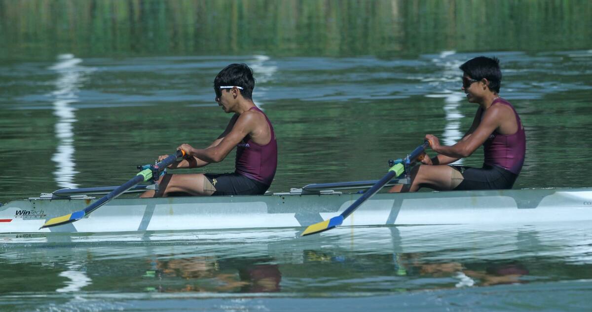 En el doble par de la categoría 15-16 años, en una distancia de 1500 metros, Mathías Ramírez y Luis Carrillo avanzaron a la final.