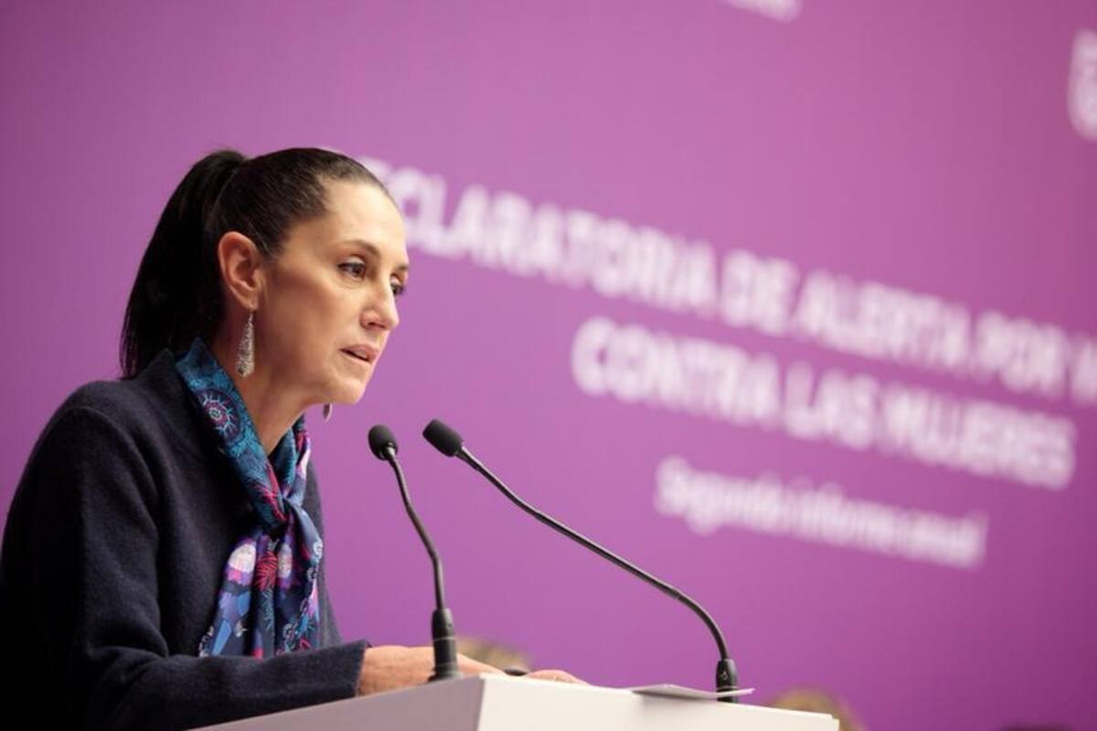 Feminicidios en la CDMX han bajado 25%, destaca Claudia Sheinbaum