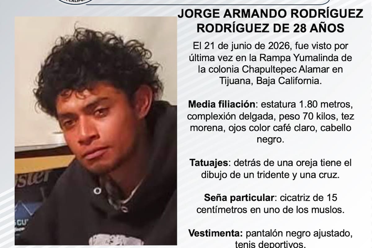 Se busca Jorge Armando Rodríguez Rodríguez de 28 años