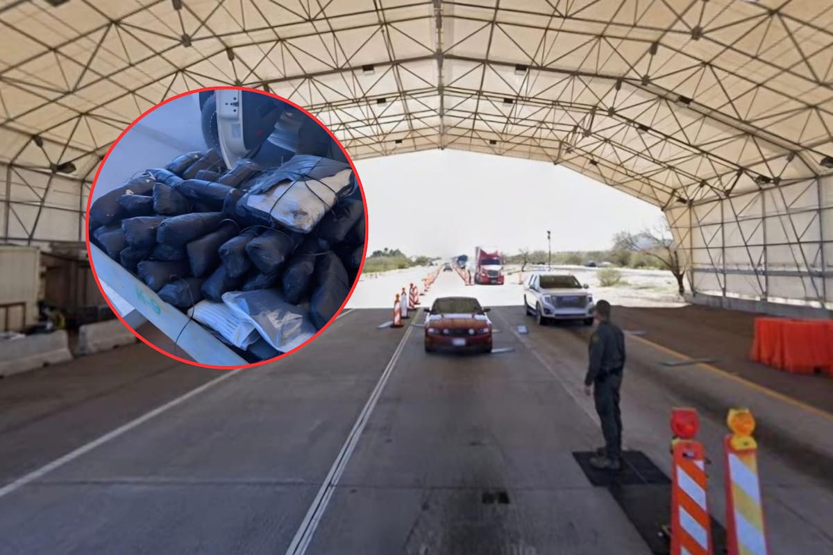 Decomisan millonario cargamento de metanfetamina y fentanilo en puesto de revisión migratorio en Arizona