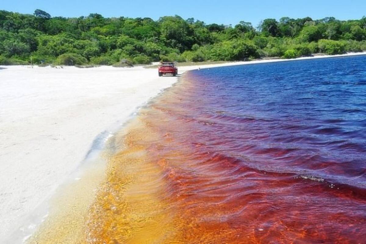 Sorprende color de agua en Brasil