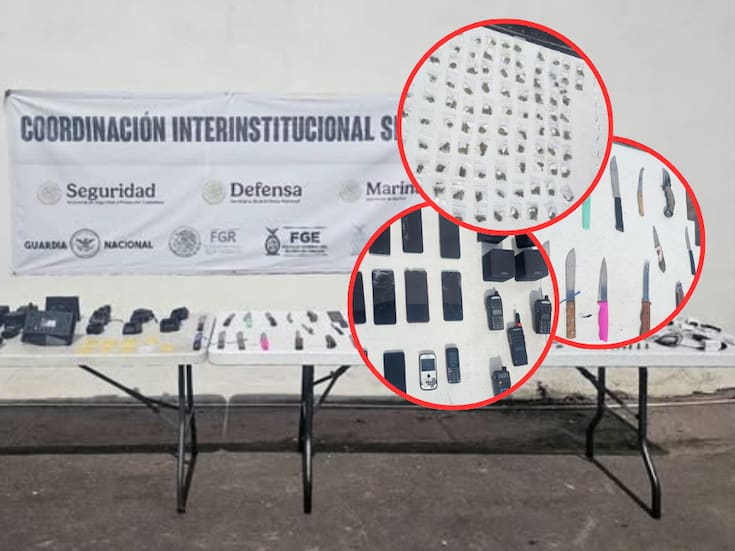 Hallan drogas, armas y celulares en revisión sorpresa dentro del penal de Aguaruto en Culiacán; operativo interinstitucional expone la magnitud del contrabando en cárceles de Sinaloa