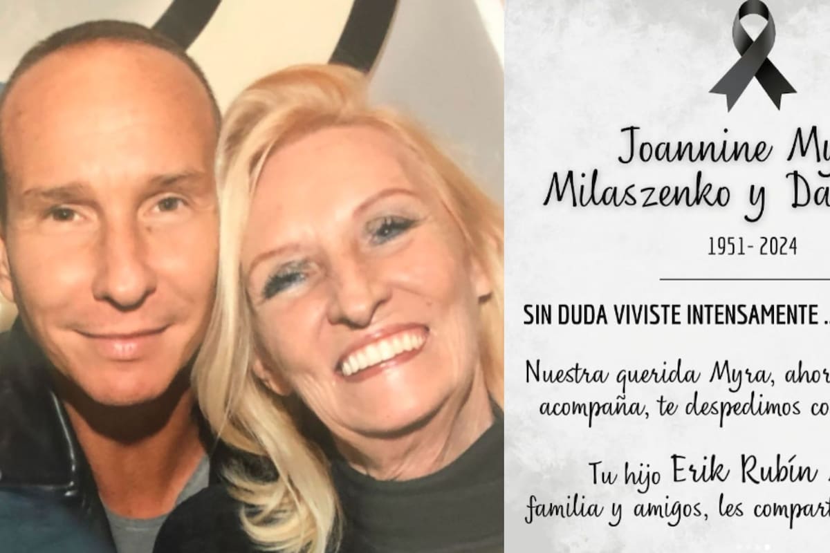 Erik Rubín anuncia el fallecimiento de su madre