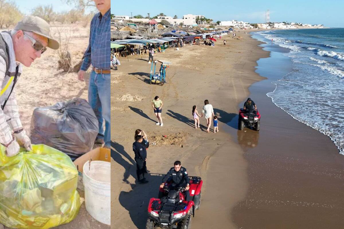 Recolectan casi mil bolsas de basura