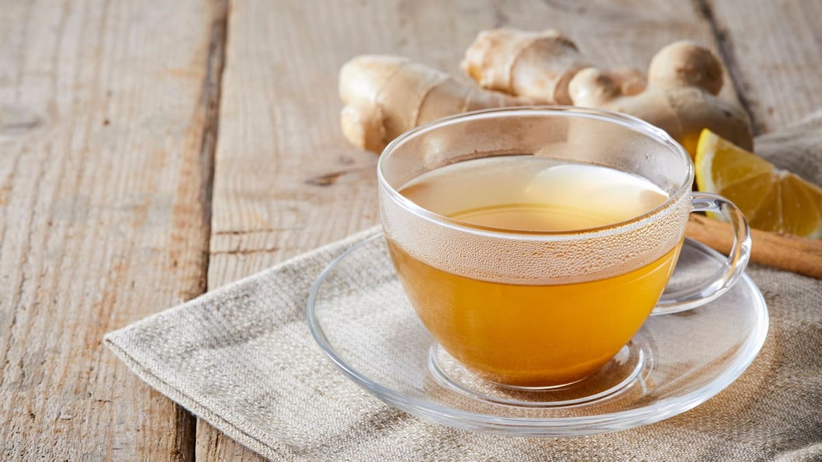 Té de jengibre fresco