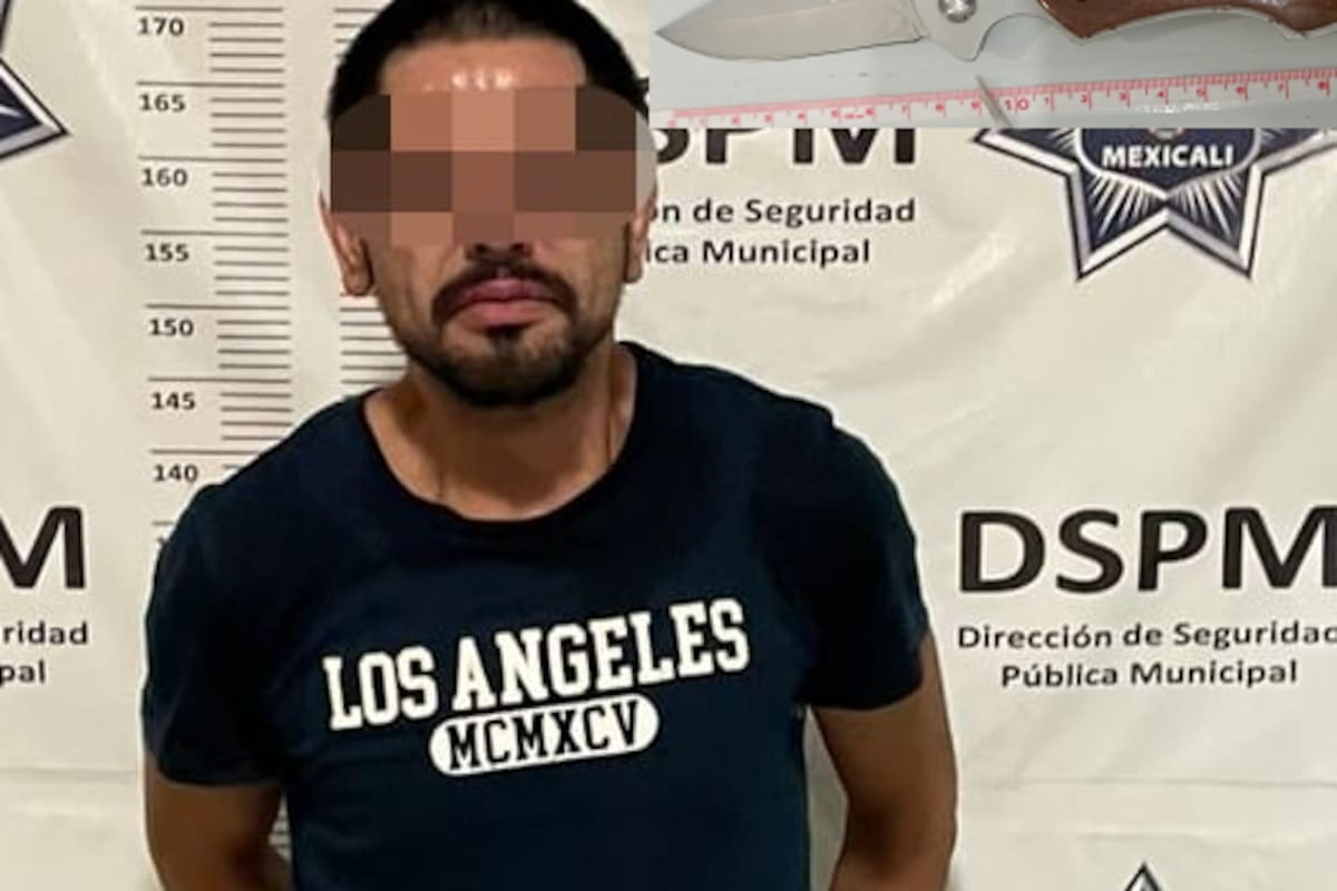Es detenido con navaja tras presunto robo de auto y casa en Valle Dorado