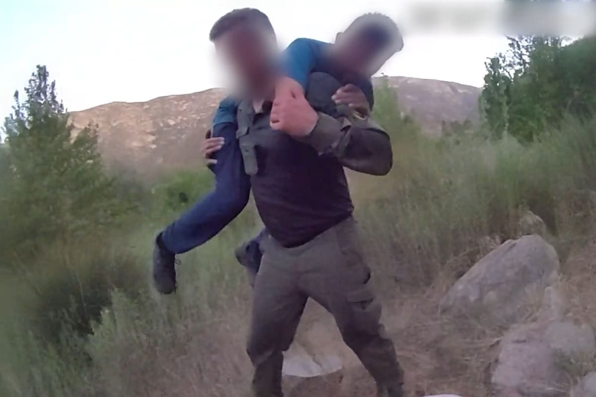 Patrulla Fronteriza rescata a dos personas en montañas de San Diego