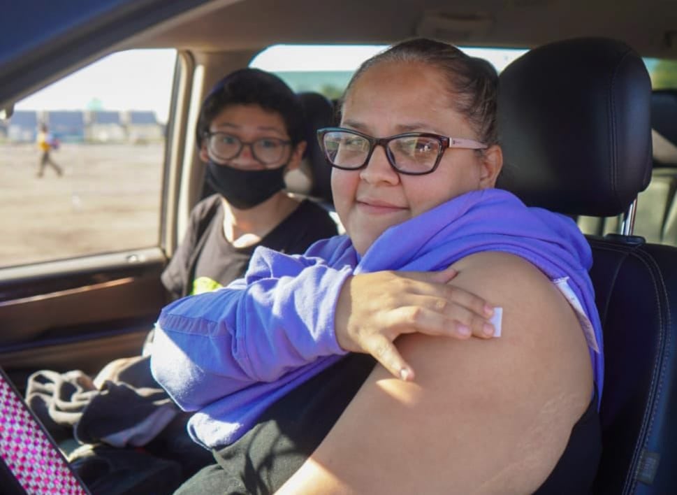 La gobernadora Marina del Pilar llamó a las familias de Tijuana a acudir este 13 y 14 de diciembre para mantener seguro al Estado y evitar la dispersión comunitaria. Foto: Cortesia