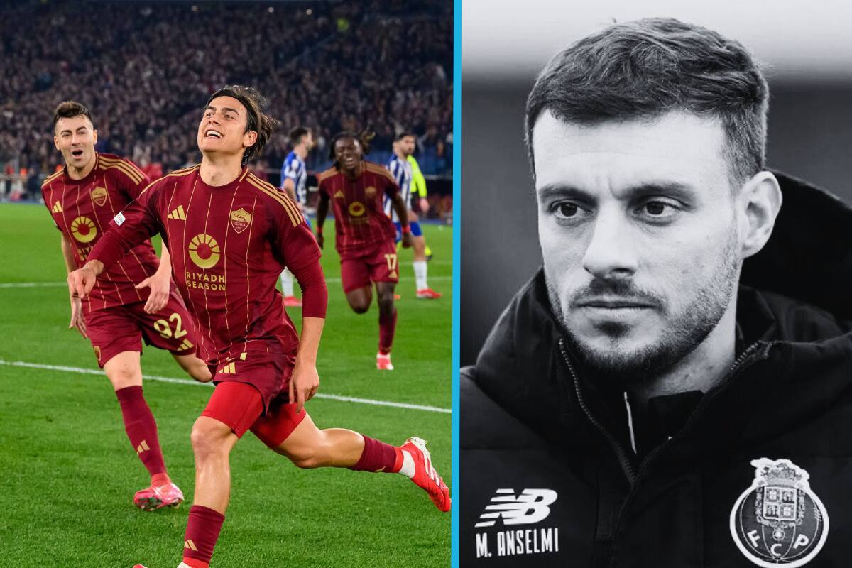 Con doblete de Dybala, la Roma echó al Porto de Martín Anselmi en la Europa League