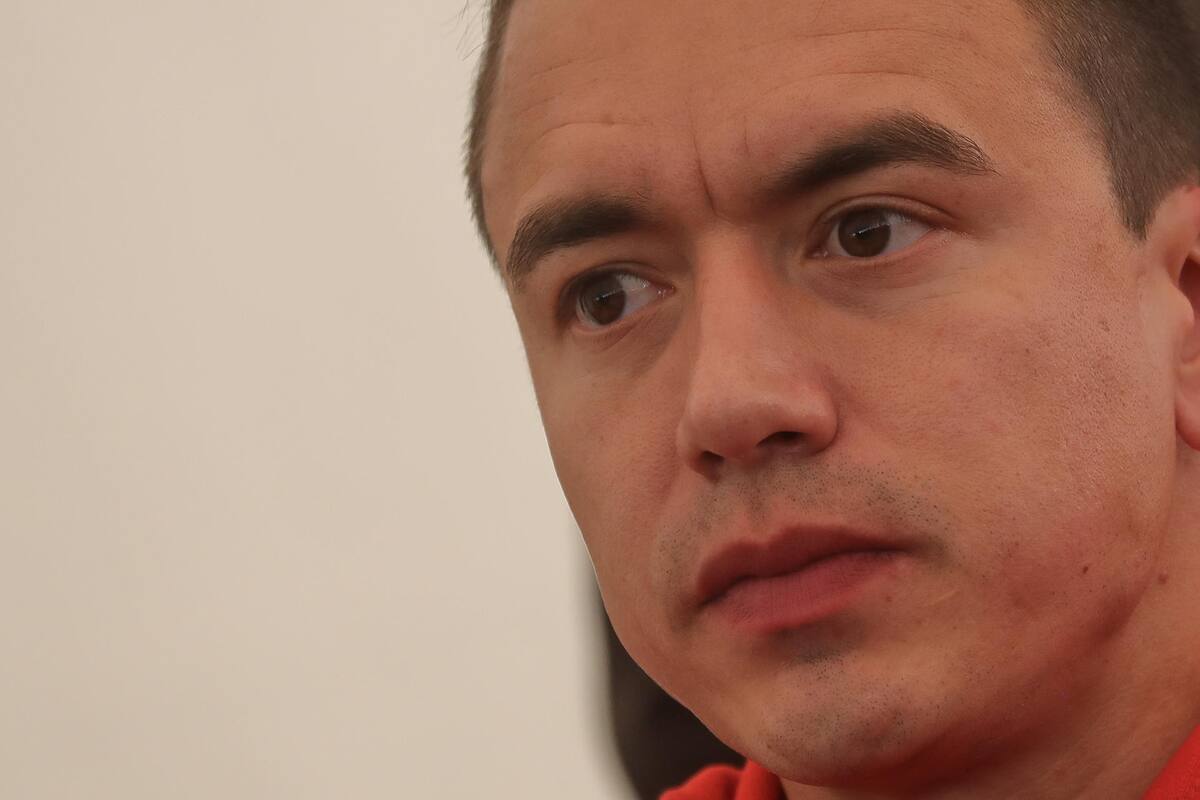 Daniel Noboa confirma que Ecuador apoya a Israel y “no condenará” sus acciones en la guerra