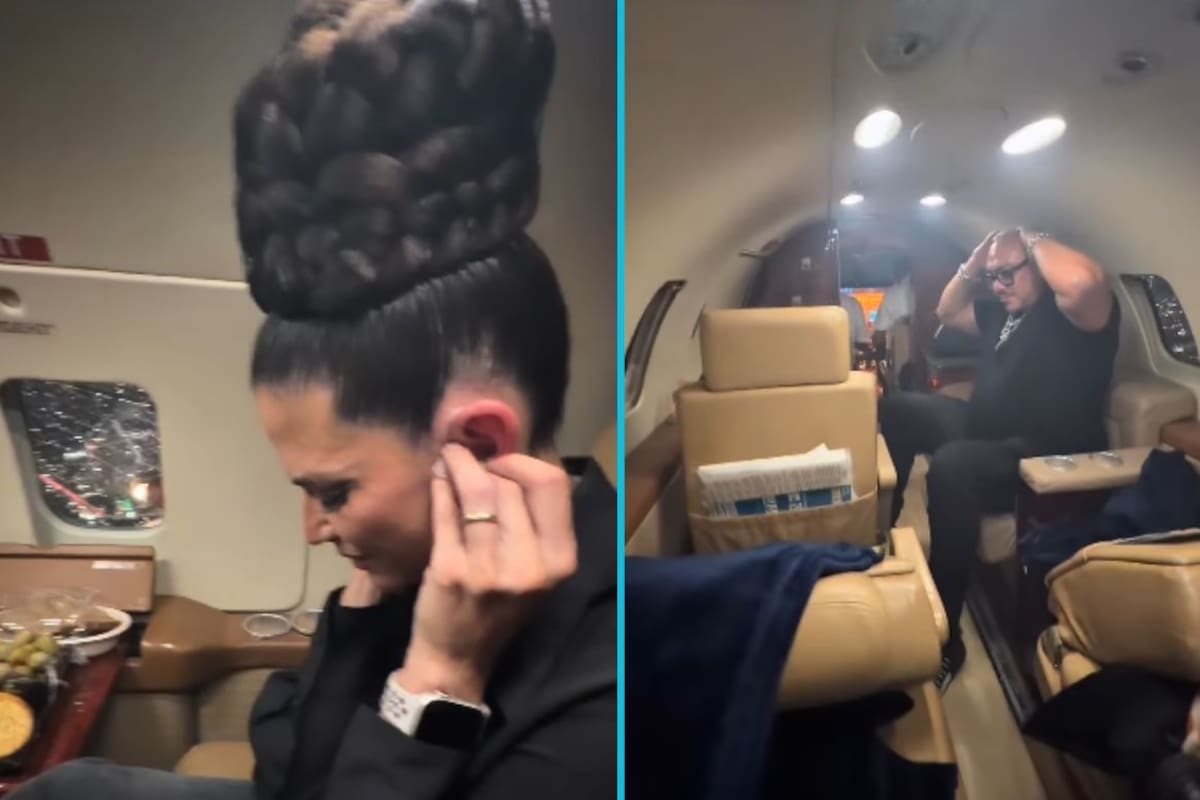 El avión de Natalia Jiménez presenta fallas en pleno vuelo y obliga a cambiar de aeronave que también falla, derivando en aterrizaje de emergencia