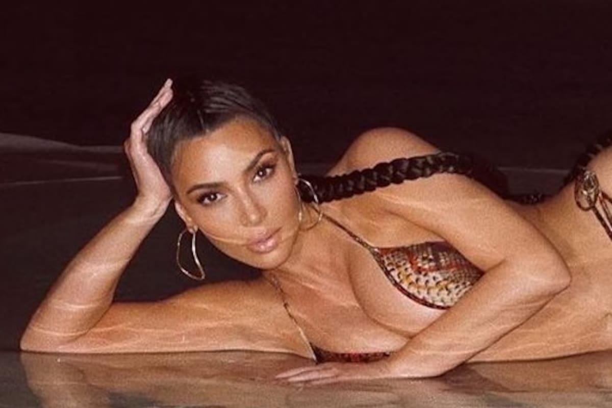 VIDEO: Kim Kardashian en diminuto traje de baño que deja poco a la imaginación incendia Instagram
