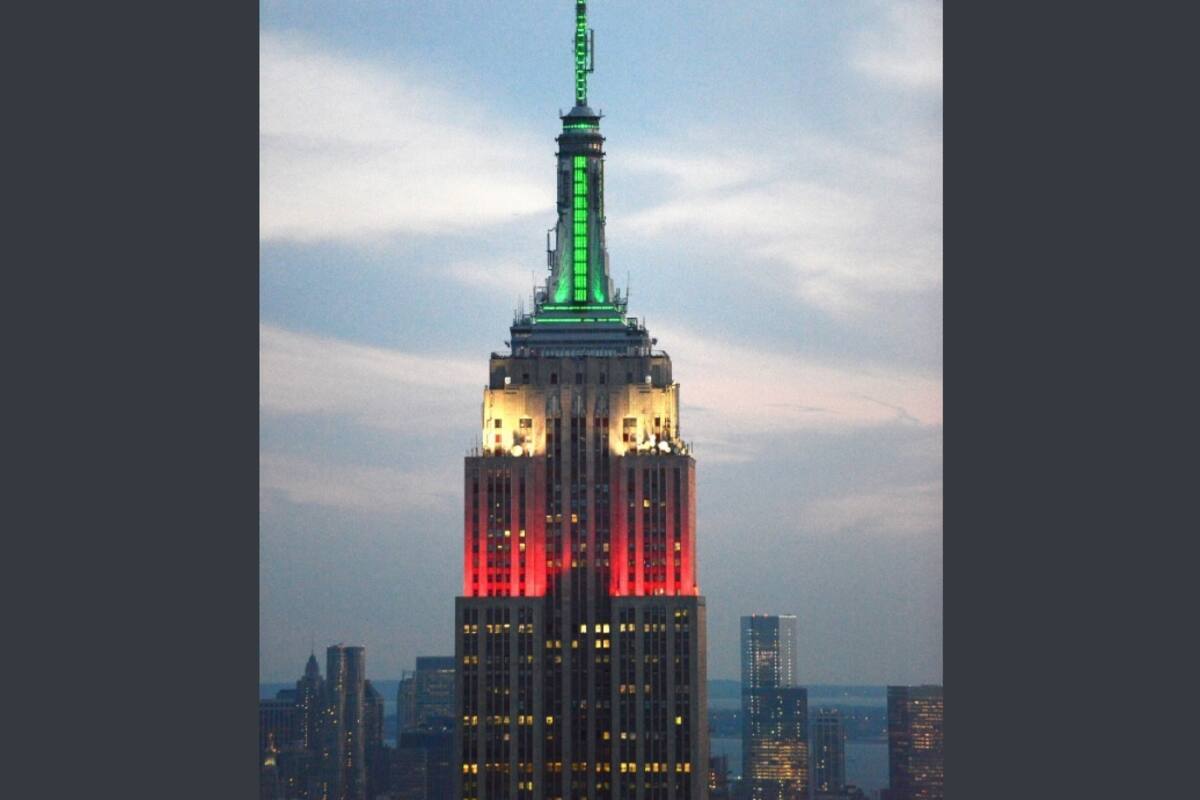 Empire State Building se une a la celebración mexicana