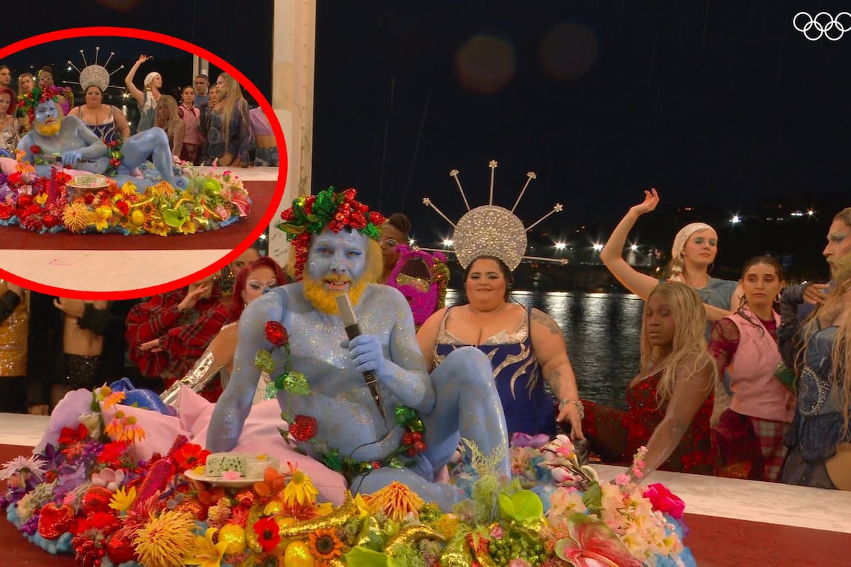 ¿Quién era el personaje color azul en la ceremonia de apertura de los Juegos Olímpicos?