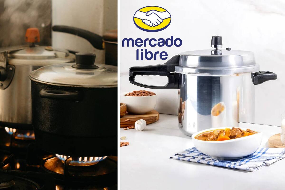 Mercado Libre remata olla express de 8 litros en 999 pesos; tiene seis sistemas de seguridad