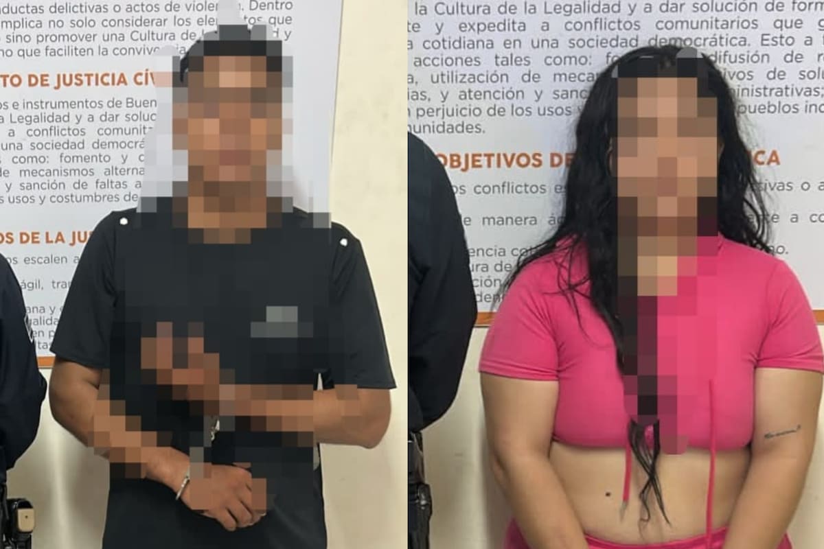 Estacionados en cajón para discapacitados y fumando mariguana: así detuvieron a pareja en Hermosillo