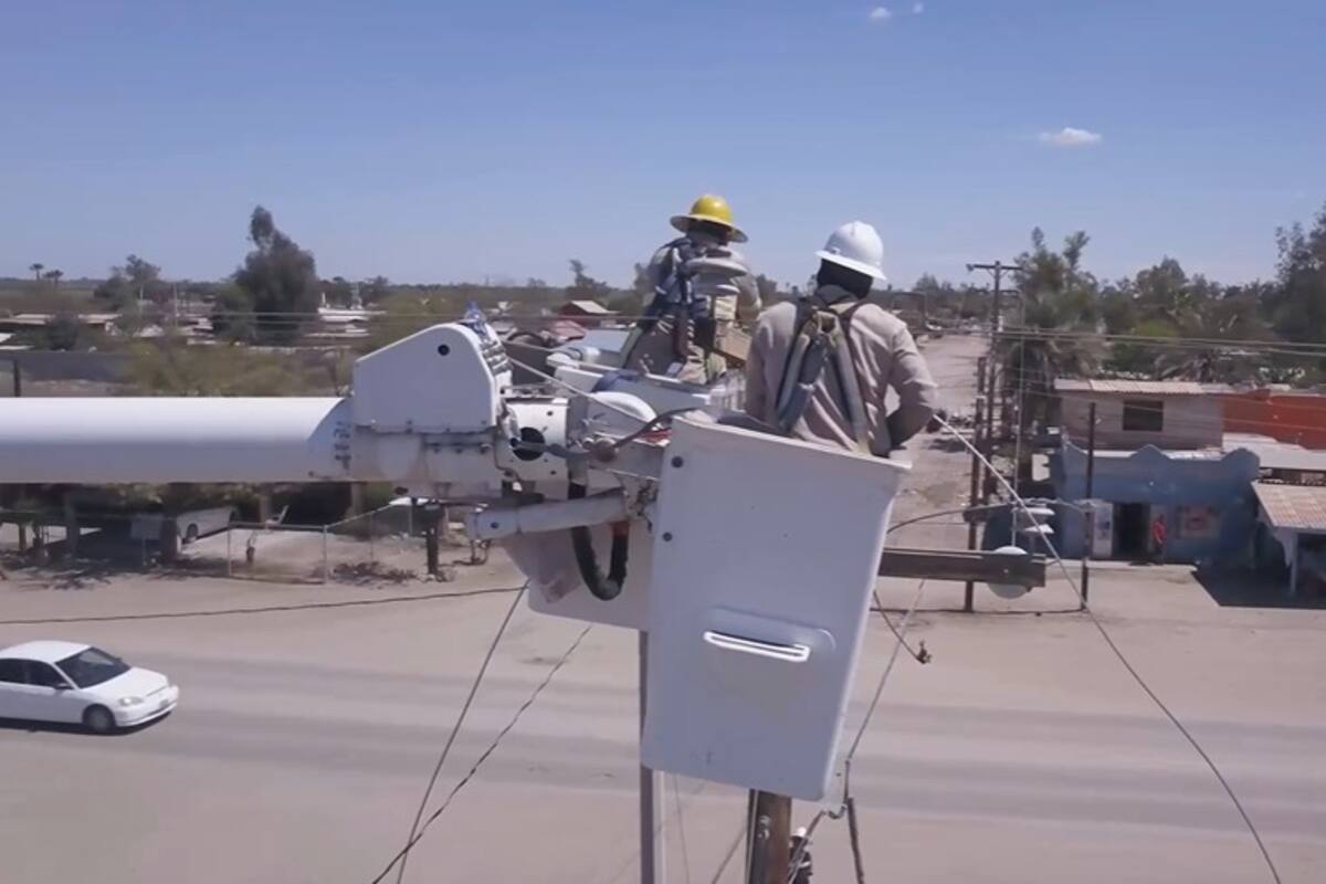 CFE realiza mejoras en red general del valle de Mexicali