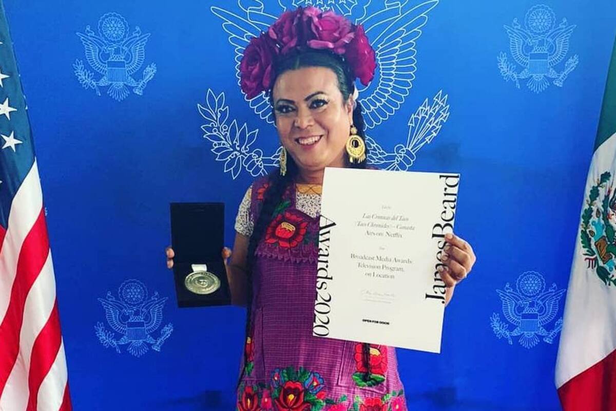 Lady Tacos de Canasta recibe premio del extranjero