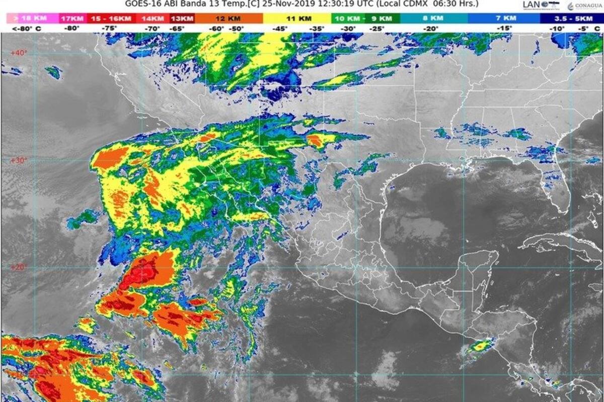Se pronostican lluvias fuertes para Sonora y Chihuahua