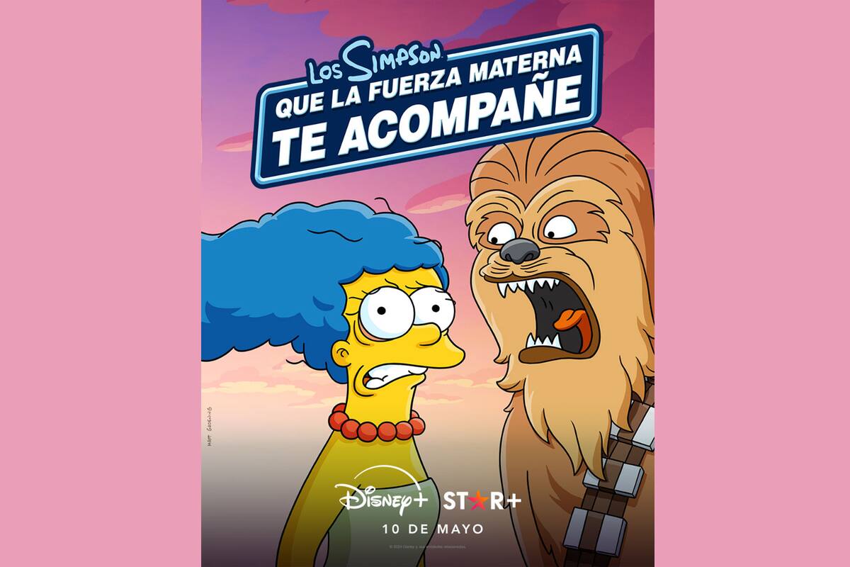 Disney Plus lanza corto de Los Simpson: ‘Que la fuerza materna te acompañe’