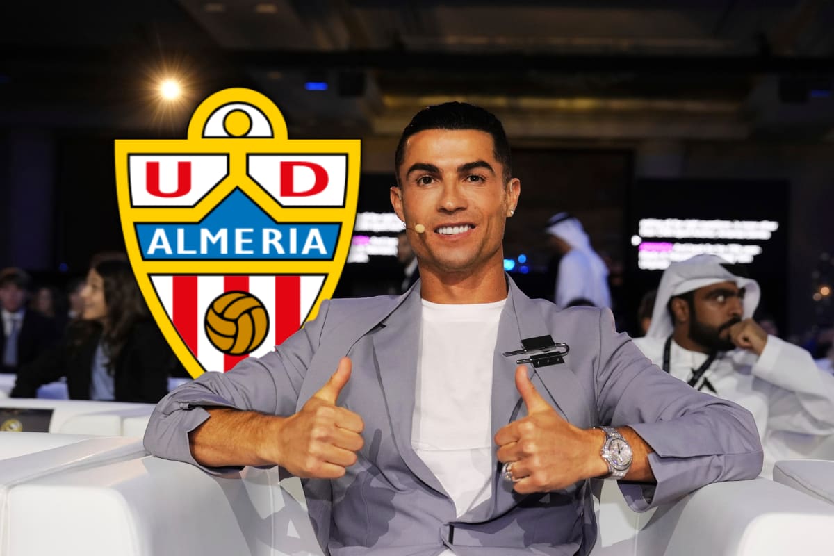 Cristiano Ronaldo adquiere el 25% de acciones del UD Almería, club que podría enfrentar al Real Madrid este año