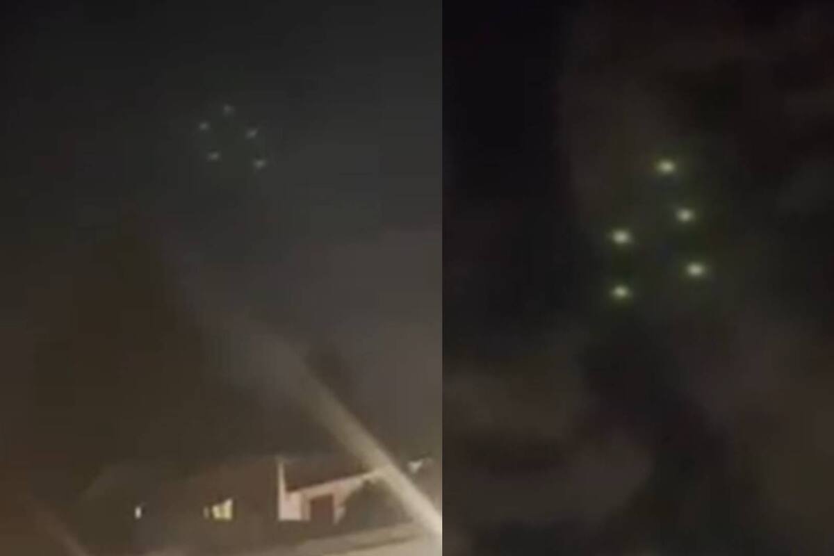 ¿Ovnis? Captan misteriosas luces en el cielo de Texas (VIDEOS)