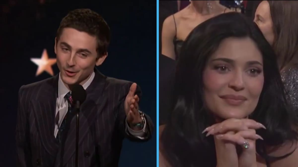 Timothée Chalamet agradece a Kylie Jenner en los Critics Choice Awards 2026 tras ganar como Mejor Actor (VIDEO)