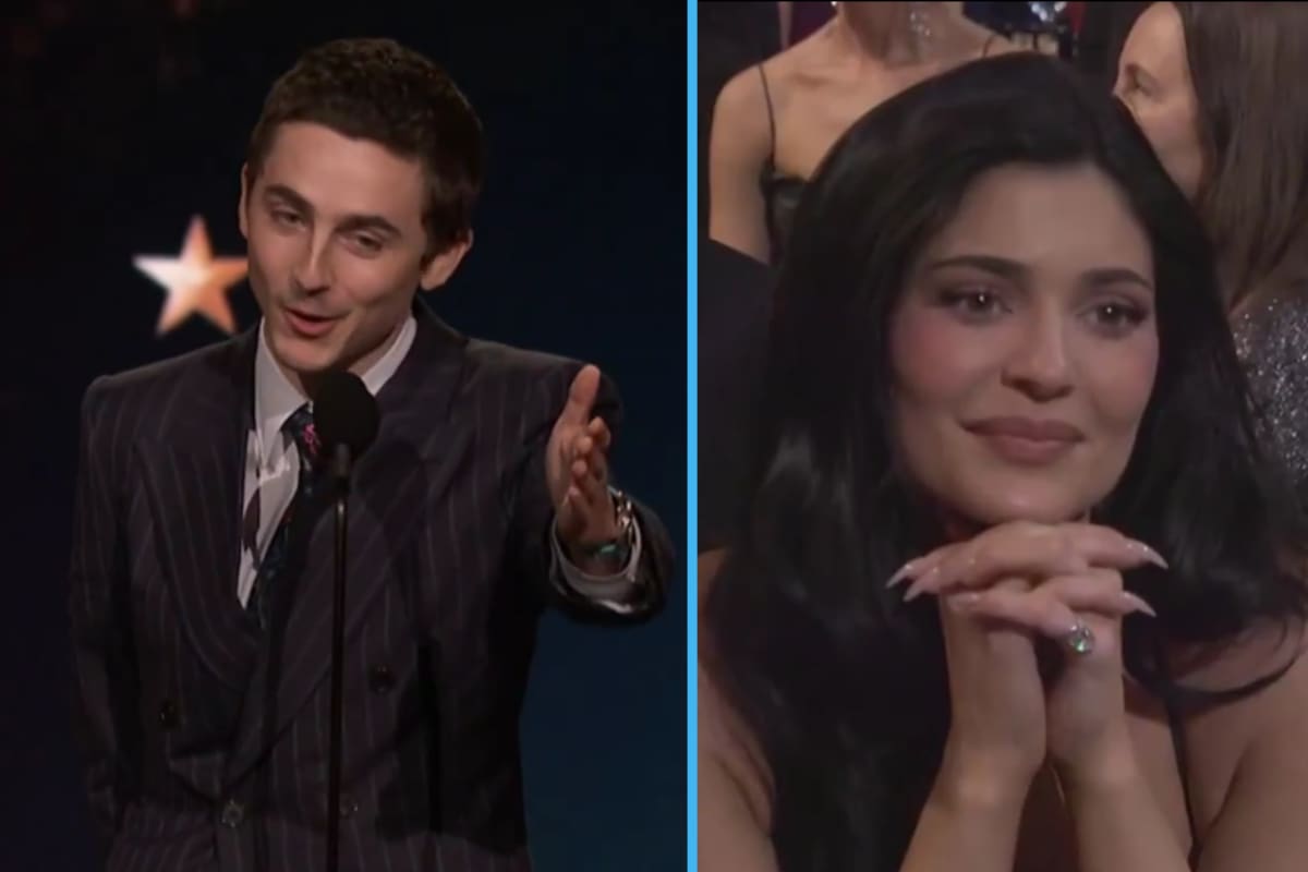 Timothée Chalamet agradece a Kylie Jenner en los Critics Choice Awards 2026 tras ganar como Mejor Actor (VIDEO)