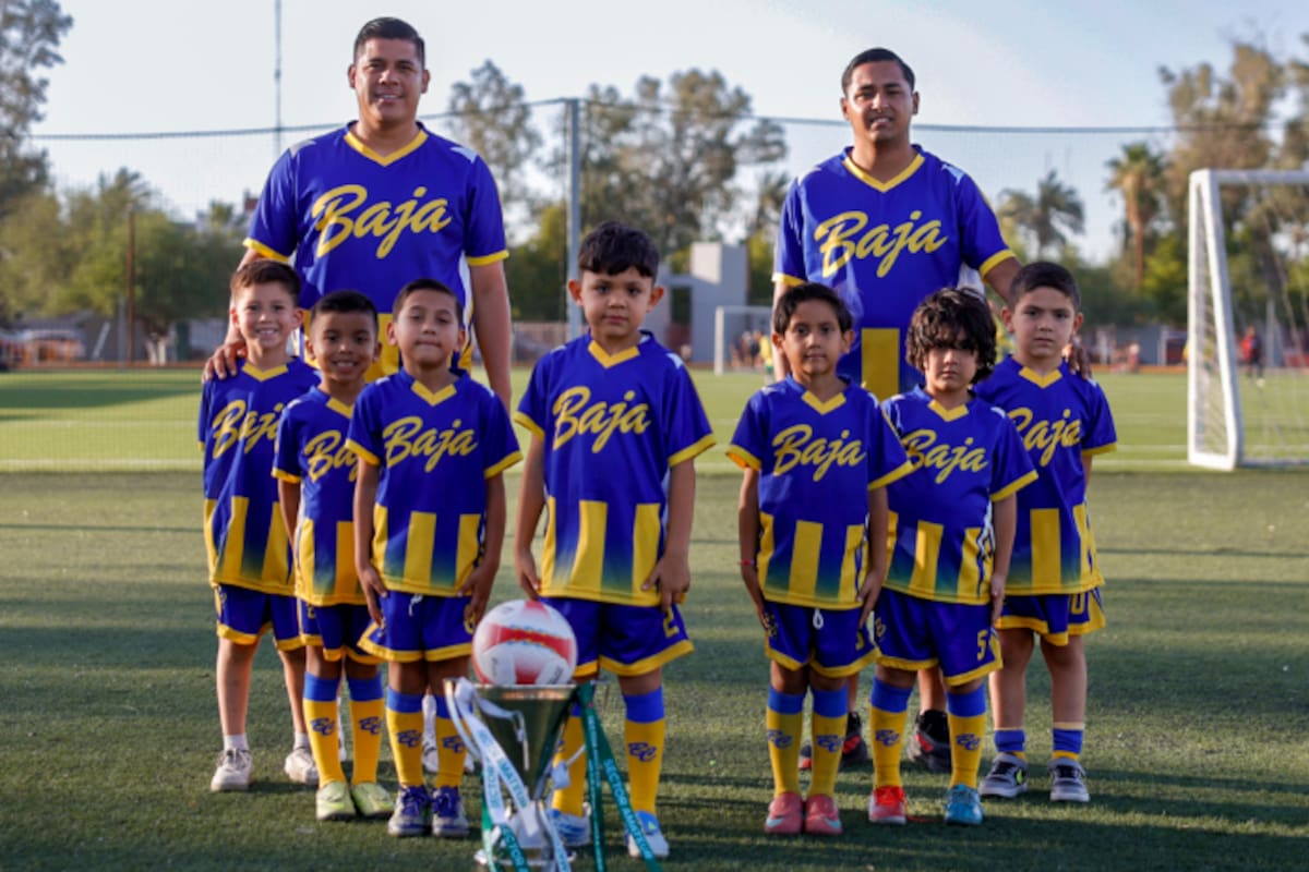 Niños de BC a sus 5 y 6 años ya son campeones nacionales en fútbol y todos quieren ser Cristiano Ronaldo