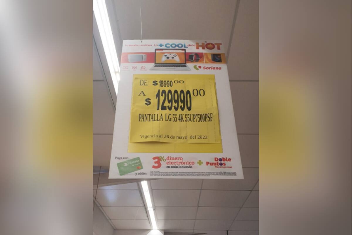 Mega oferta por el Hot Sale: Soriana ofrece tv por más de 129 mil pesos
