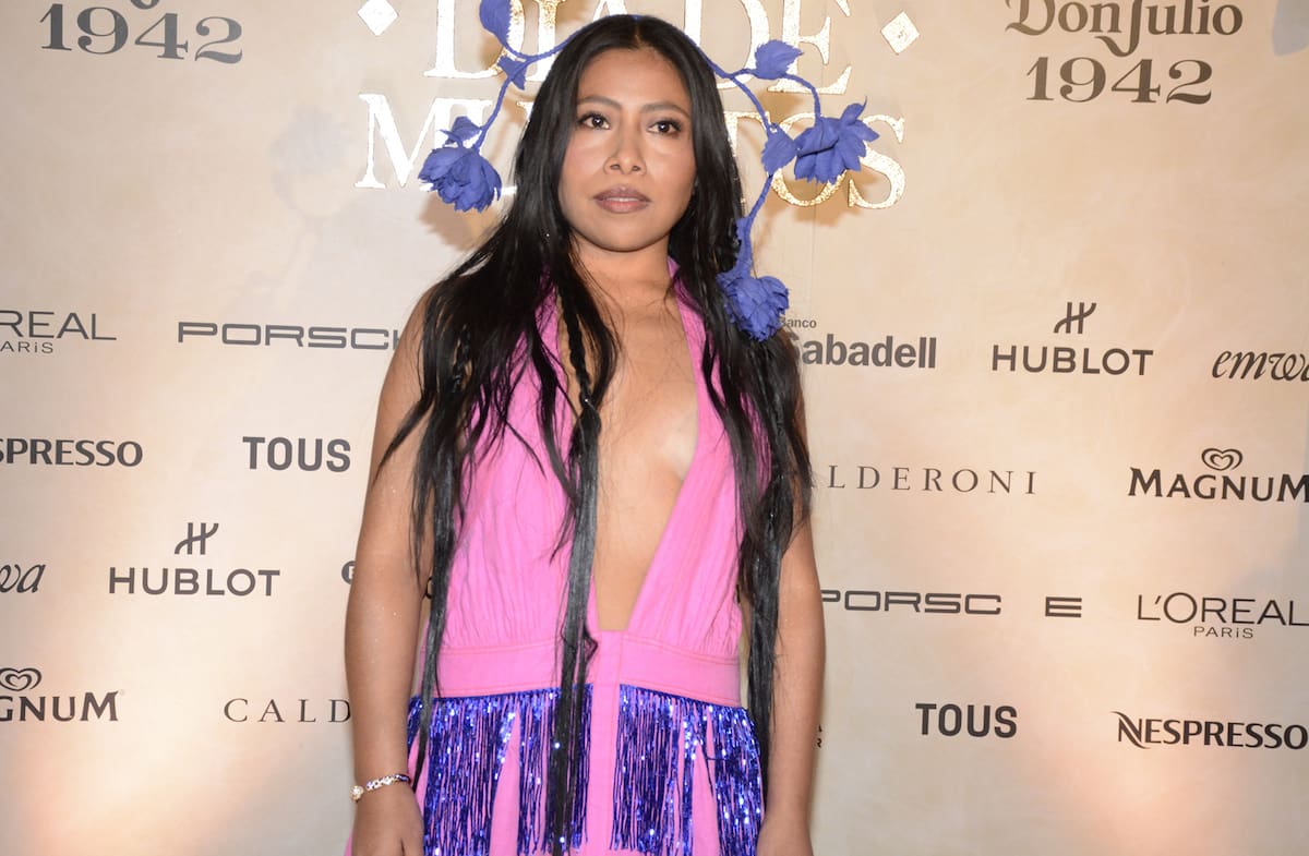 Yalitza Aparicio promociona el documental “Las amazonas de Yaxunah”.