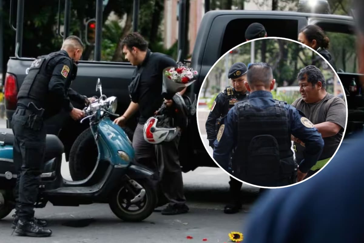Policías atropellan en patrulla a un motociclista tras pasarse alto en CDMX; “aquí no pasó nada”, le dijeron al arrollado