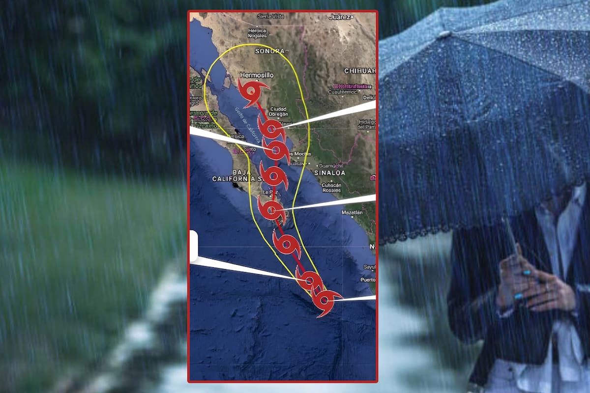 Tormenta Ileana rondaría en Sonora por estos municipios, ¿Cómo les afectaría según Protección Civil?