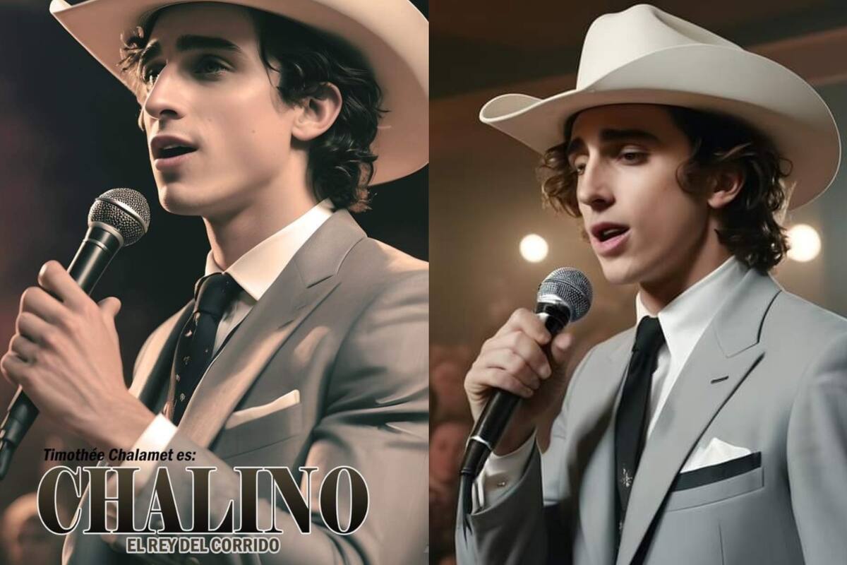 Así se vería Timothée Chalamet como “Chalino” Sánchez según la IA