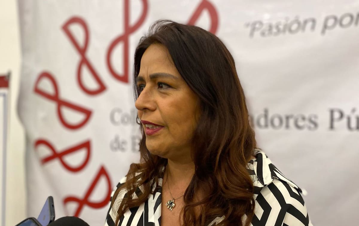 Norma Eugenia Robles Ulloa, presidente del Colegio de Contadores Públicos de Baja California (Ccpbc).