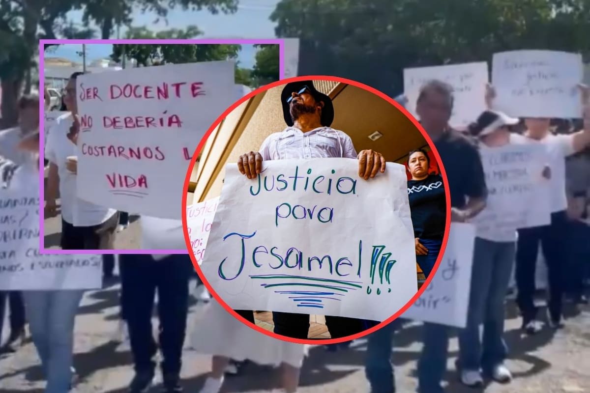 Sinaloa marcha por justicia: La comunidad educativa exige paz tras el asesinato de una maestra