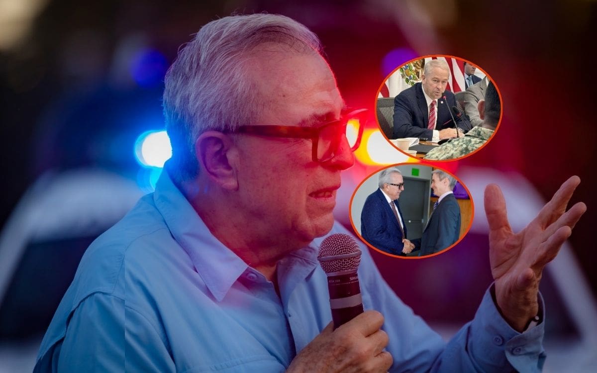 Rubén Rocha Moya se reunió con el cónsul Drew Hoster y el embajador Ronald Johnson semanas antes de que EEUU lo acusara de presuntos nexos con Los Chapitos y endureciera su discurso anticorrupción en Sinaloa. | Especial