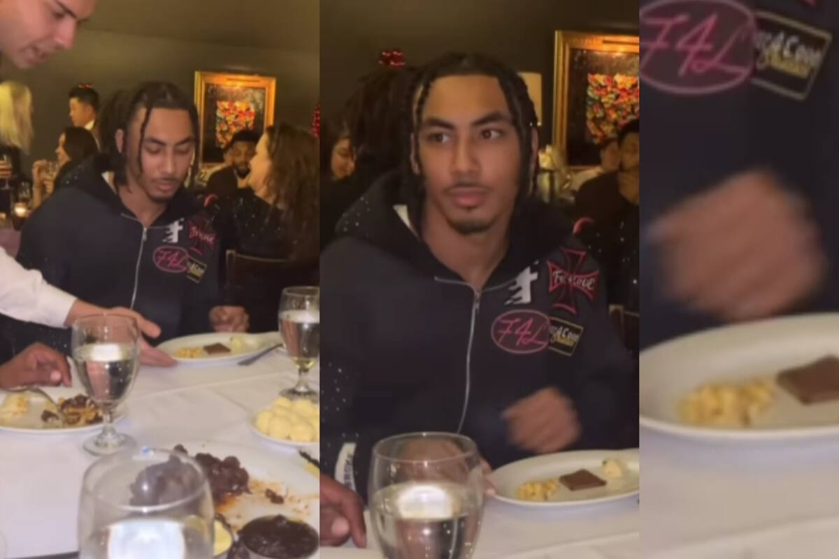 “Cuando vas a un restaurante de 5 estrellas”: joven se vuelve viral por su reacción al ver la diminuta porción de comida que le sivieron