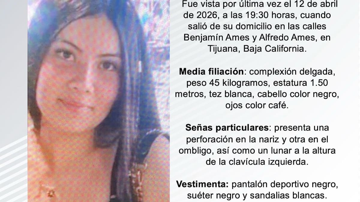 Se busca a Daniela Ramírez Guevara de 17 años
