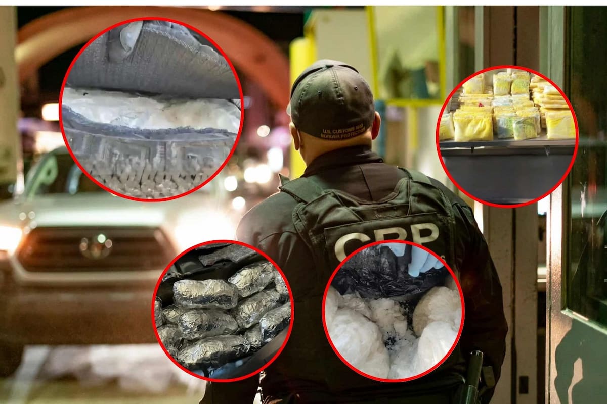Incautan 168 kilos de metanfetamina en dos días en garitas de Nogales