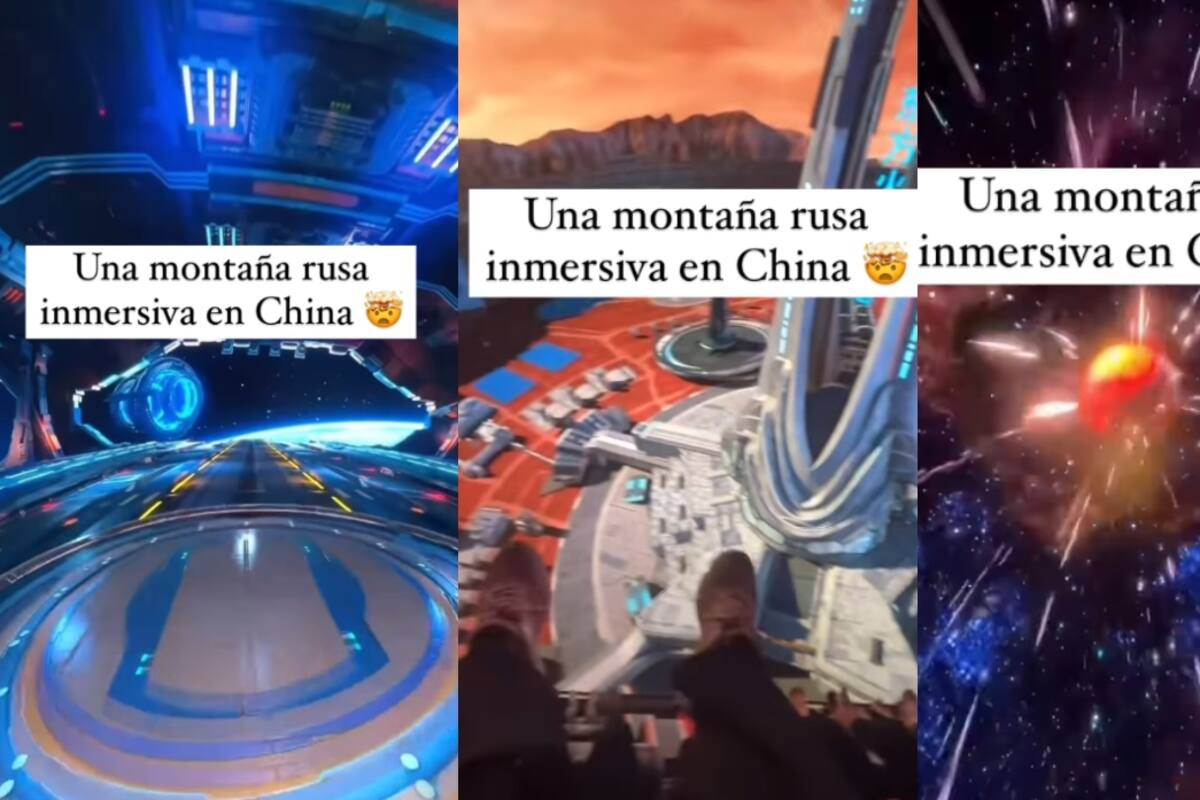 “China vive en el futuro”: una montaña rusa inmersiva causa sensación en el país; ¡mira cómo es!