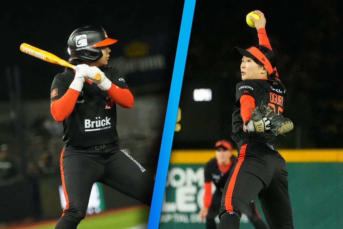 ‘Naranjeras’ debutan con triunfo sobre las Bravas de León en el juego inaugural de la Liga Mexicana de Softbol 2026