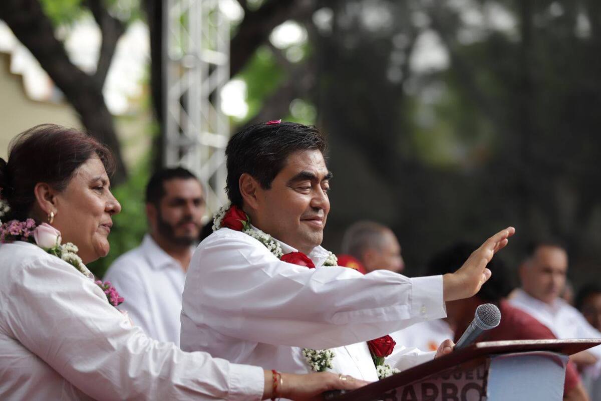 PREP confirma ventaja de Miguel Barbosa en Puebla