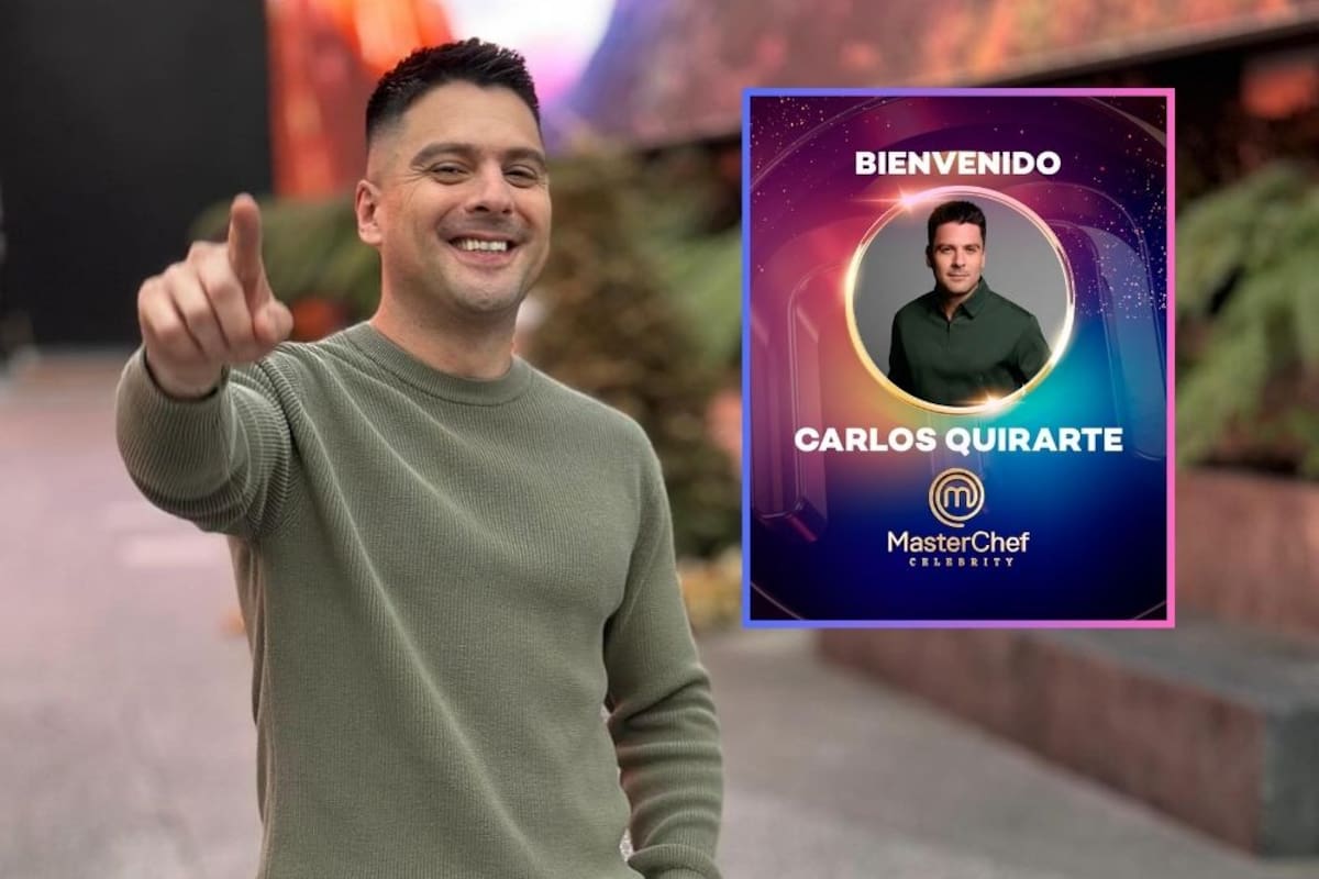 Carlos Quirarte confirmado para “MasterChef Celebrity” 2025
