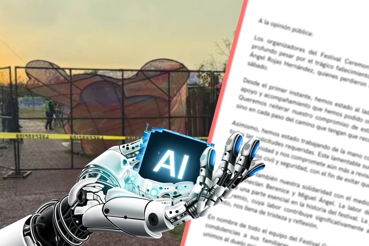 Acusan a AXE Ceremonia de usar Inteligencia Artificial para comunicado oficial sobre la muerte de periodistas en el evento